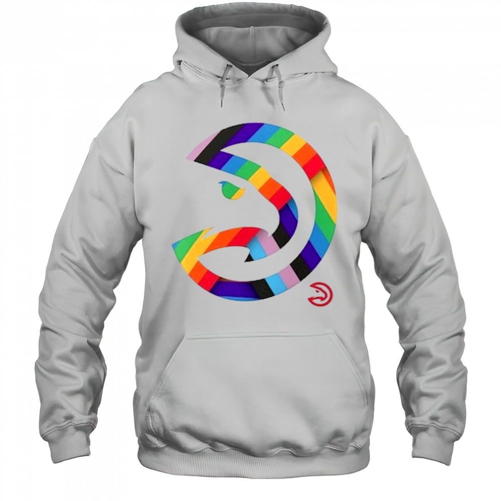 Atlanta Hawks Team Logo Pride T-Shirt Hoodie