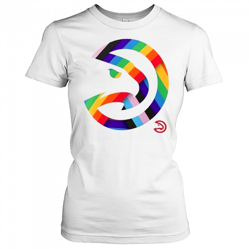 Atlanta Hawks Team Logo Pride T-Shirt Women's T-shirt