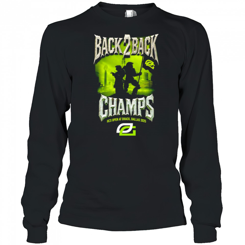 Back 2 back Champs HCS Open at Dhack Dallas 2025 shirt Long Sleeved