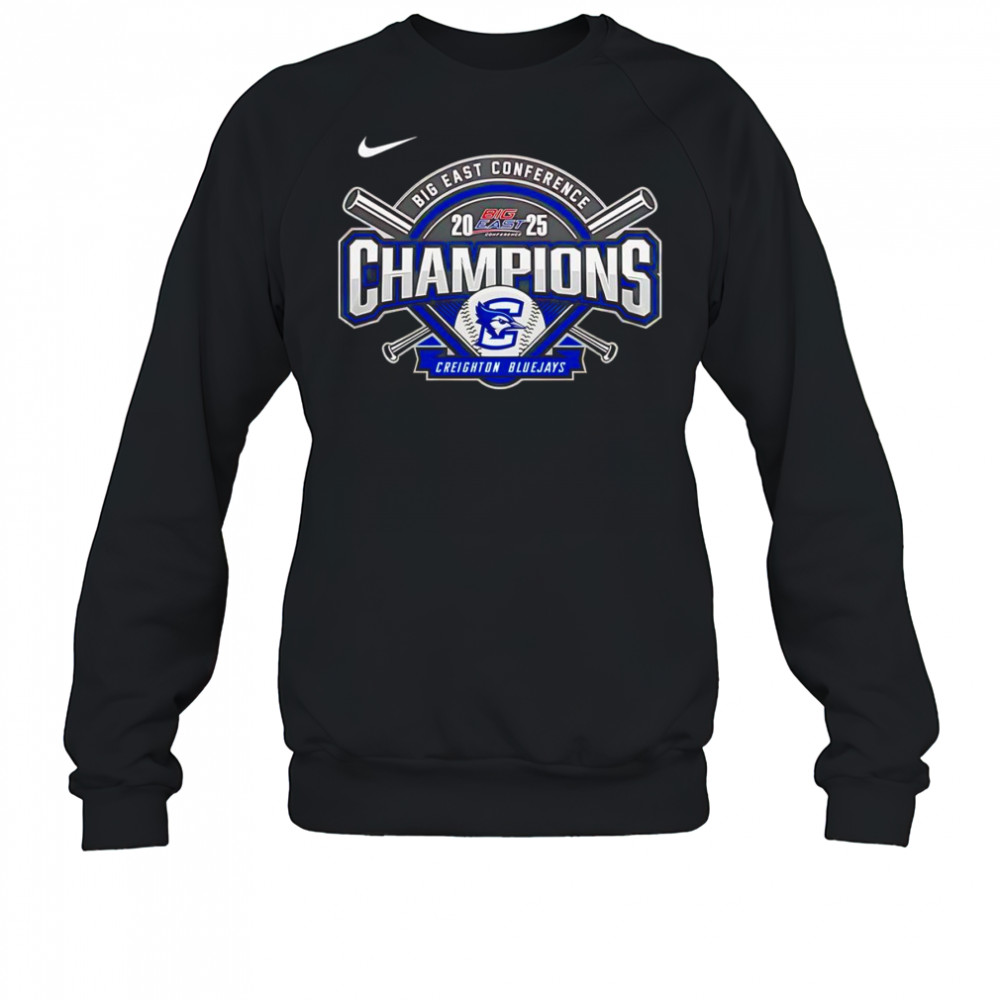 Big East Conference 2025 Champions Creighton Bluejays shirt Sweatshirt