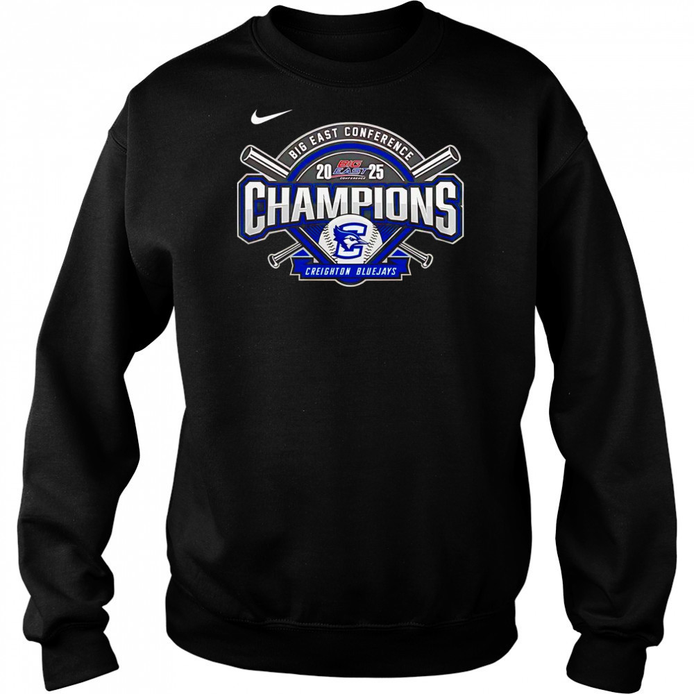 Big East Conference 2025 Champions Creighton Bluejays shirt Hoodie