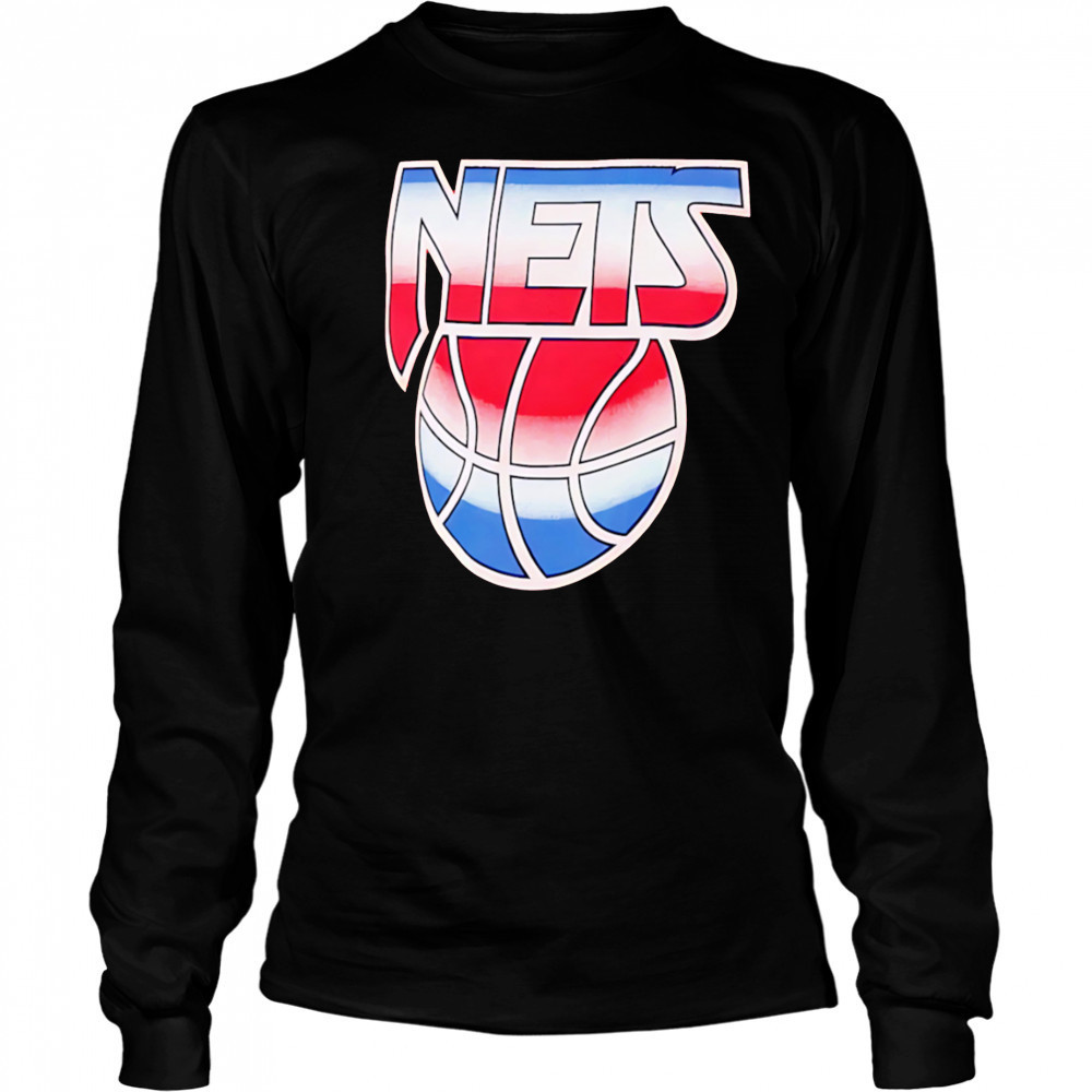 Brooklyn Nets Hardwood Classics Logo shirt Long Sleeved