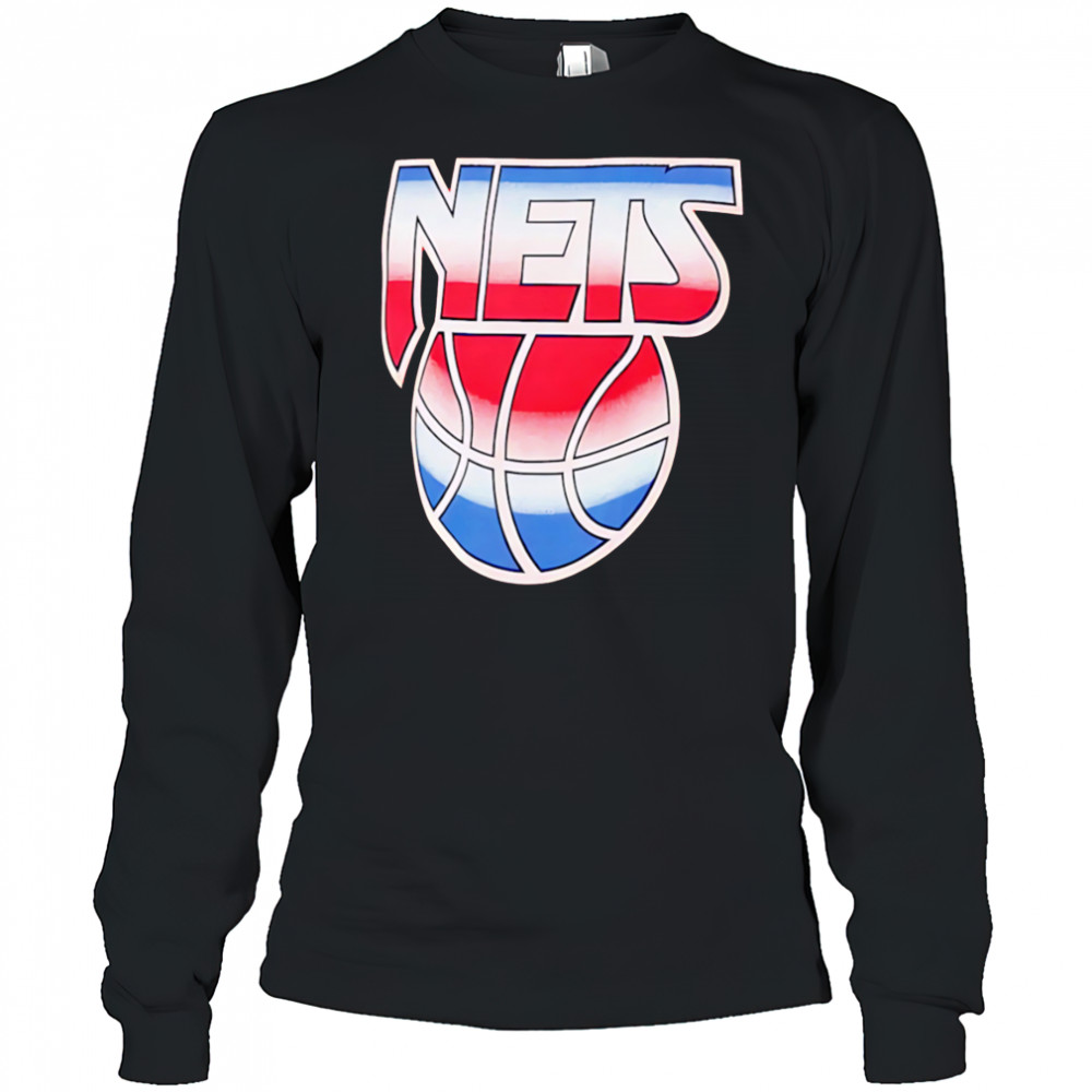 Brooklyn Nets Hardwood Classics Logo shirt Long Sleeved
