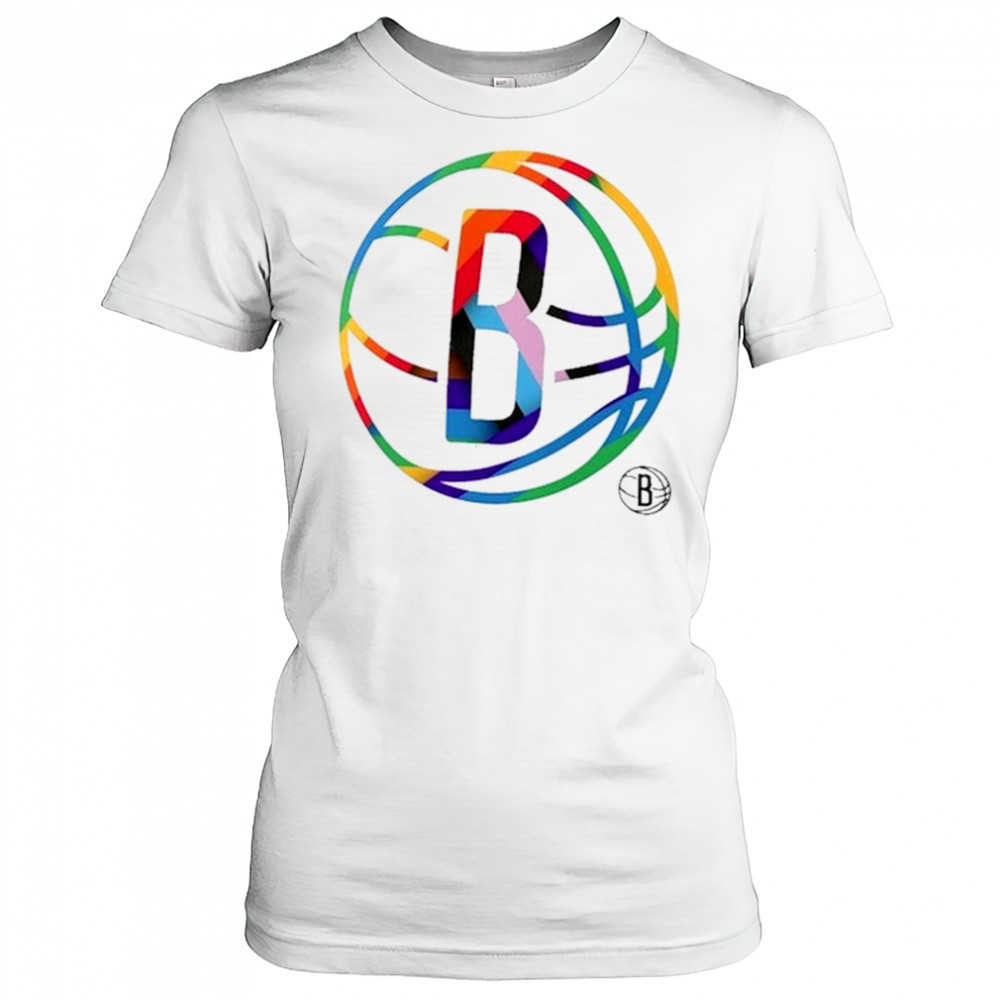 Brooklyn Nets Team Logo Pride T-Shirt Women's T-shirt