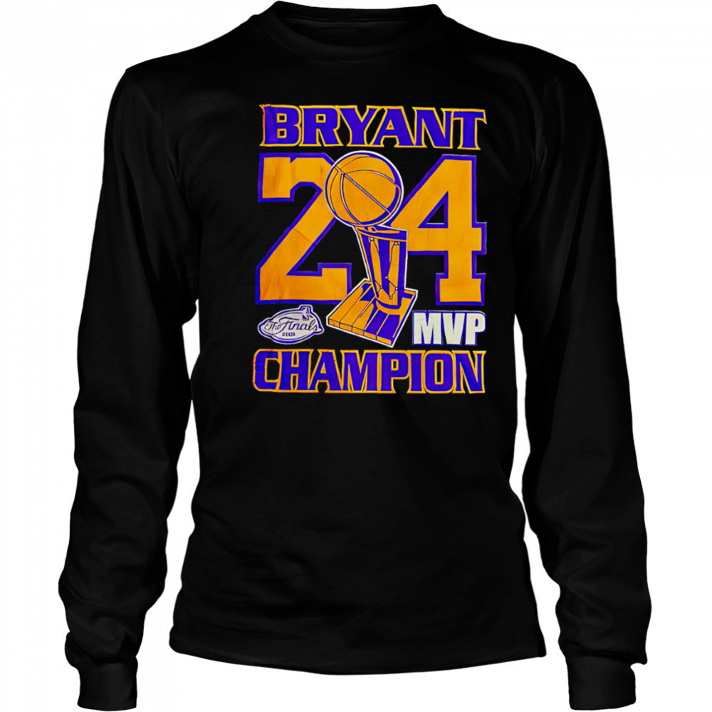 Bryant 24 Mvp Champion shirt Long Sleeved
