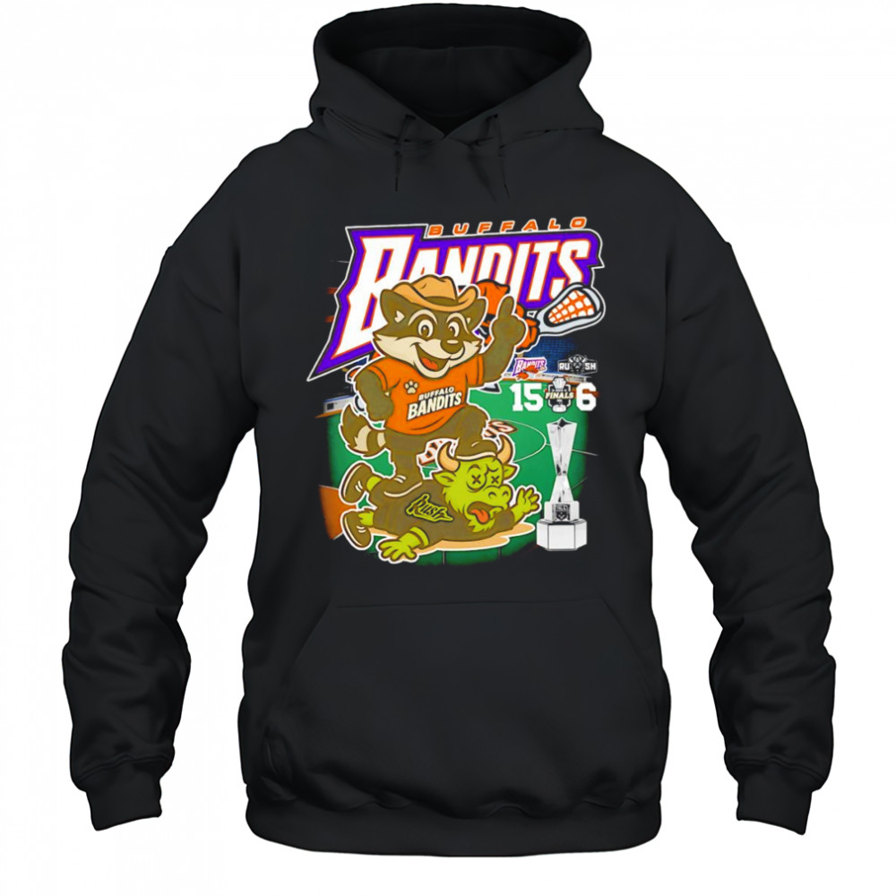 Buffalo Bandits 15 6 Rush mascot shirt Hoodie