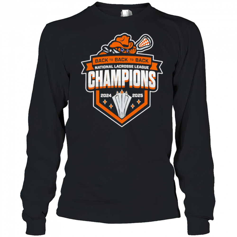 Buffalo Bandits 2025 League Champions Lacrosse Fan shirt Long Sleeved