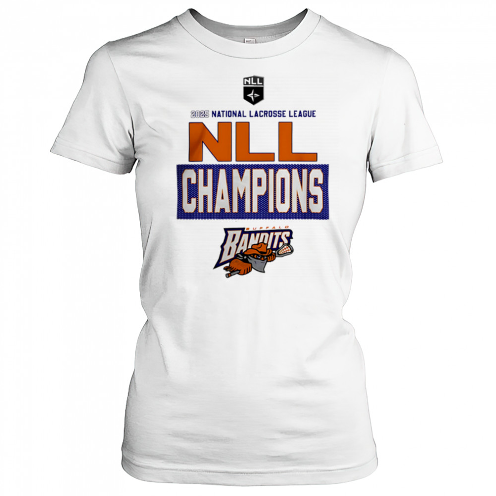 Buffalo Bandits 2025 national lacrosse league NLL Cup Champions shirt Women's T-shirt