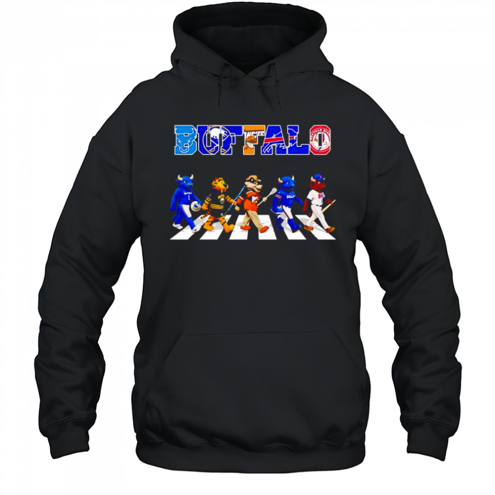 Buffalo sports Abbey Road mascot shirt Hoodie