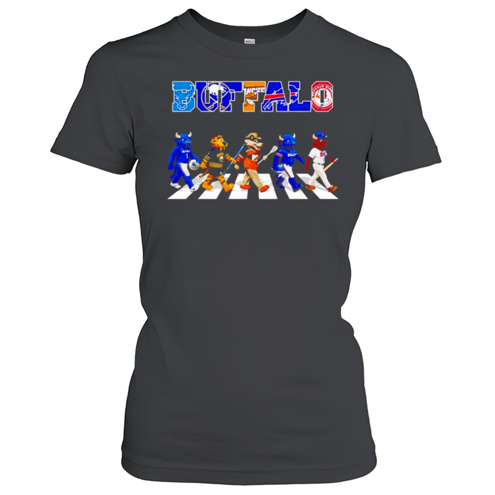 Buffalo sports Abbey Road mascot shirt Women's T-shirt