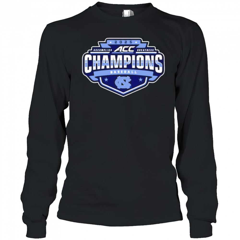 Carolina Tar Heels Acc Champions shirt Long Sleeved