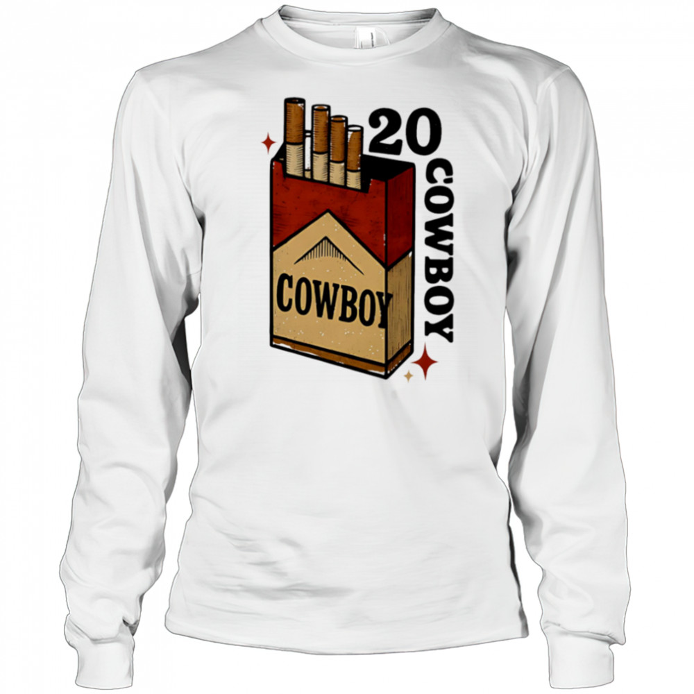 Cigarette Pack 20 Cowboy Classic vintage shirt Long Sleeved