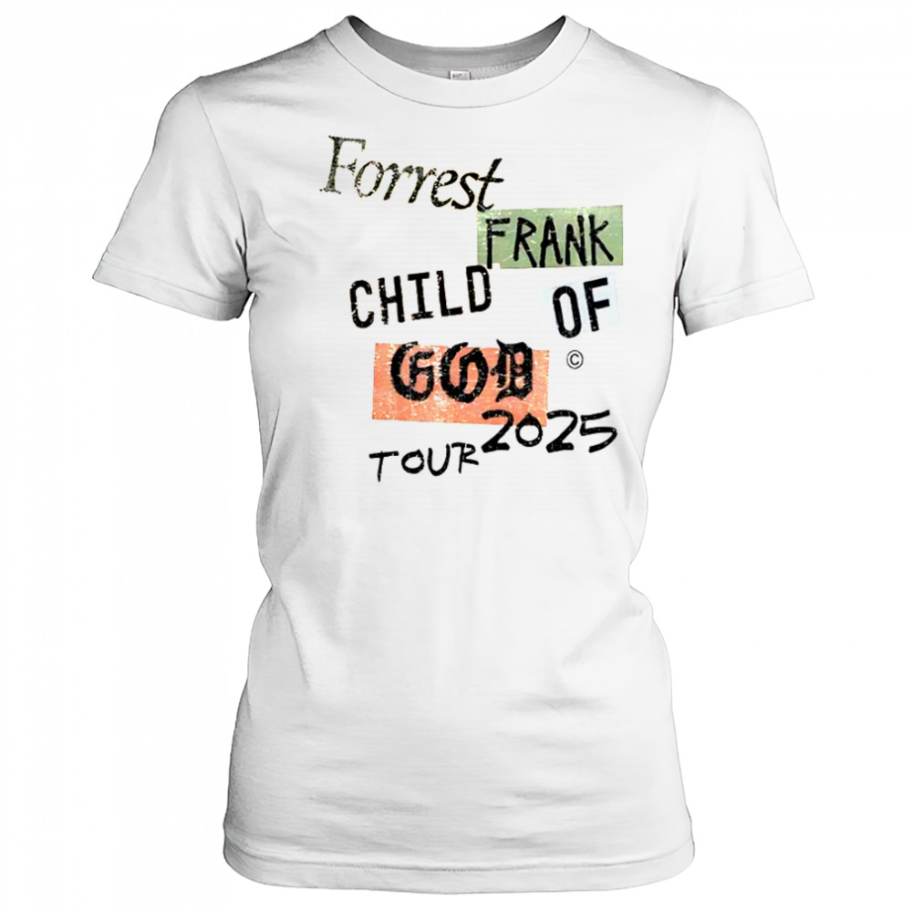 COG Color Block Forrest Frank Child Of God Tour 2025 T-Shirt Women's T-shirt