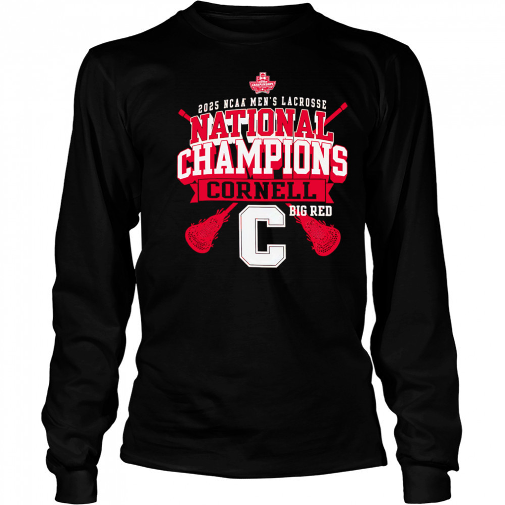 Cornell Lacrosse National Championship 2025 shirt Long Sleeved