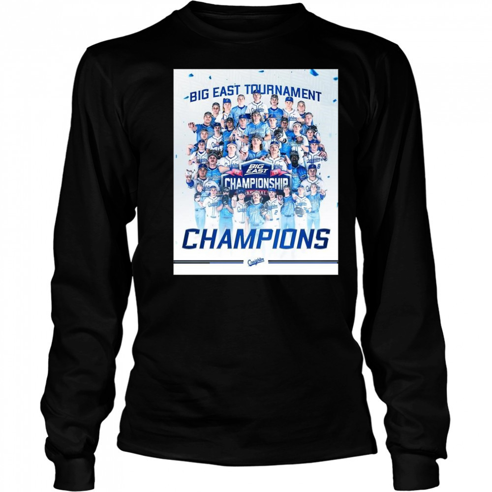 Creighton Bluejays Big East Tournament Champions All Teams Shirt Long Sleeved