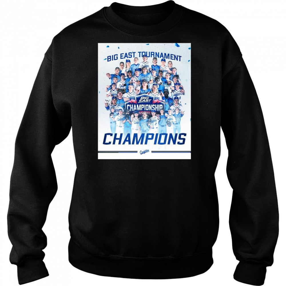 Creighton Bluejays Big East Tournament Champions All Teams Shirt Hoodie