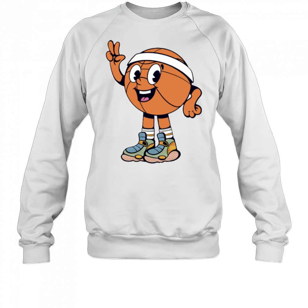 Cute Basketball Peace Sign shirt Sweatshirt