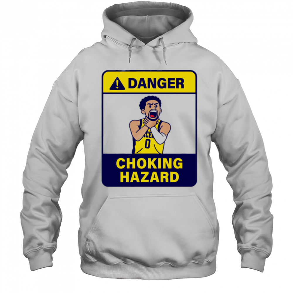 Danger Choking Hazard Tyrese Haliburton cartoon shirt Hoodie