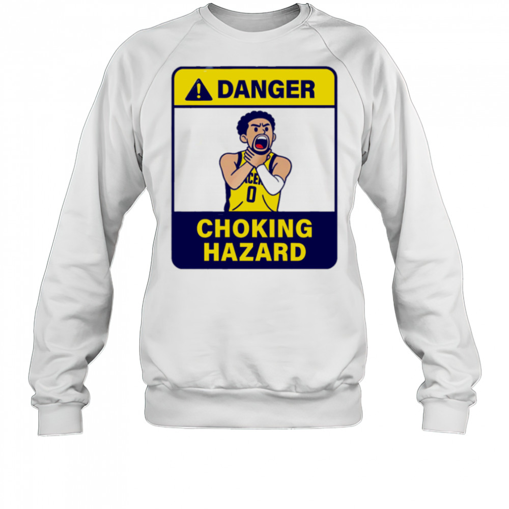Danger Choking Hazard Tyrese Haliburton cartoon shirt Sweatshirt