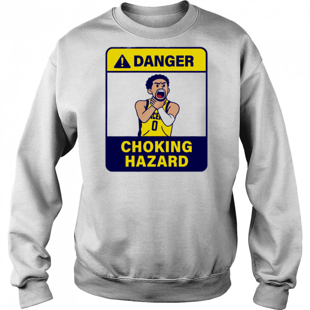 Danger Choking Hazard Tyrese Haliburton cartoon shirt Hoodie
