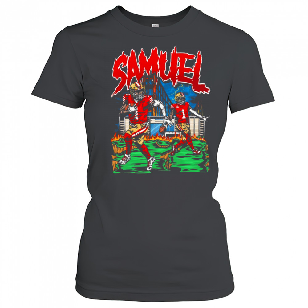 Deebo Samuel Sr. San Francisco 49ers NFL Planet Euphoria Art 2025 t-shirt Women's T-shirt