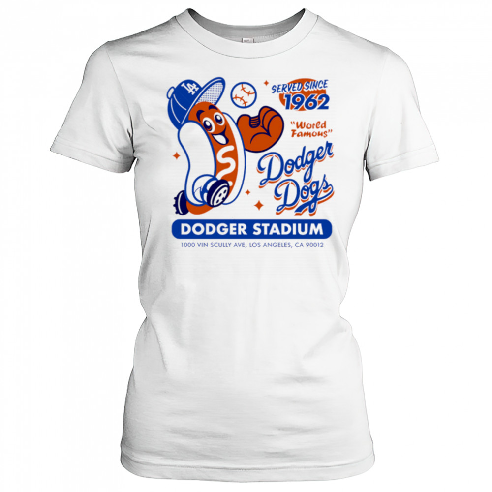 Dodger Dogs world famous Perfect for Retro Baseball shirt Women's T-shirt