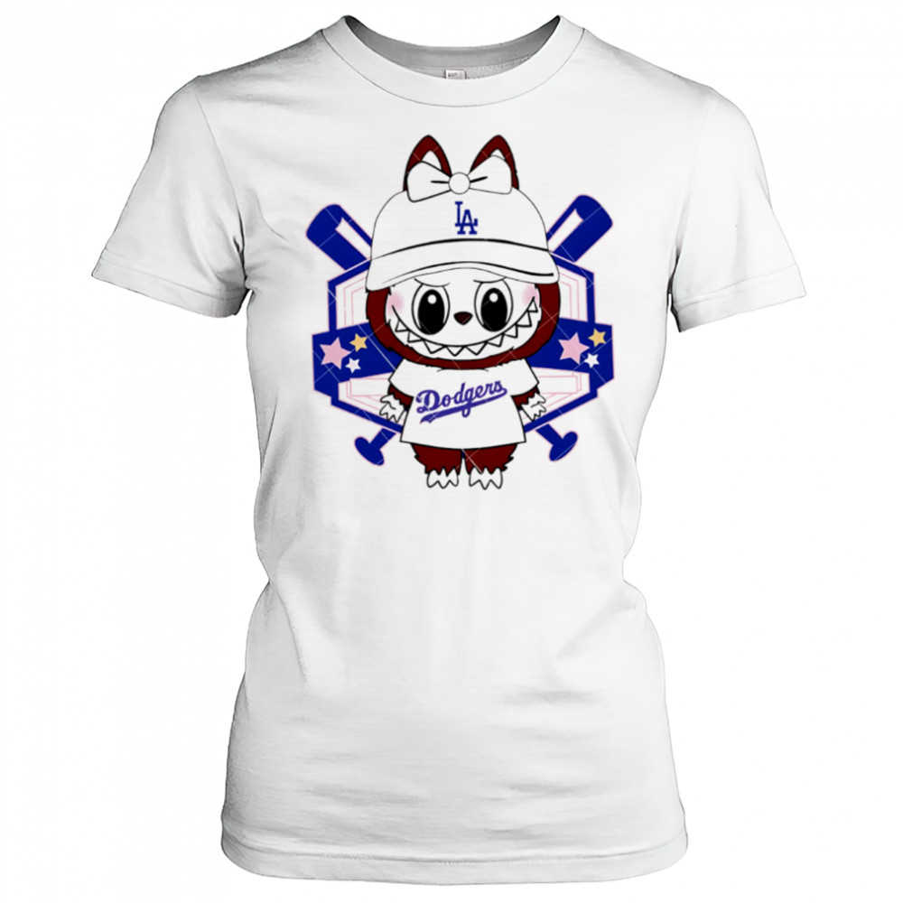 Dodgers Baseball Labubu Mascot Labubu LA Dodgers shirt Women's T-shirt