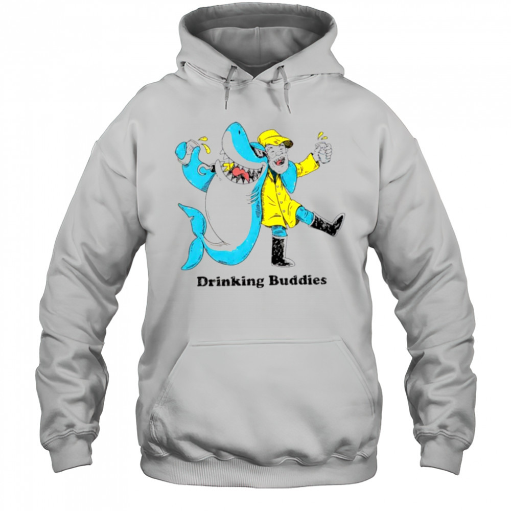Drinking buddies Shark funny shirt Hoodie