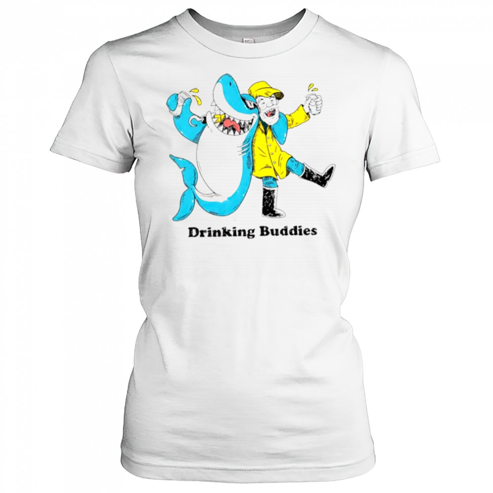 Drinking buddies Shark funny shirt Women's T-shirt