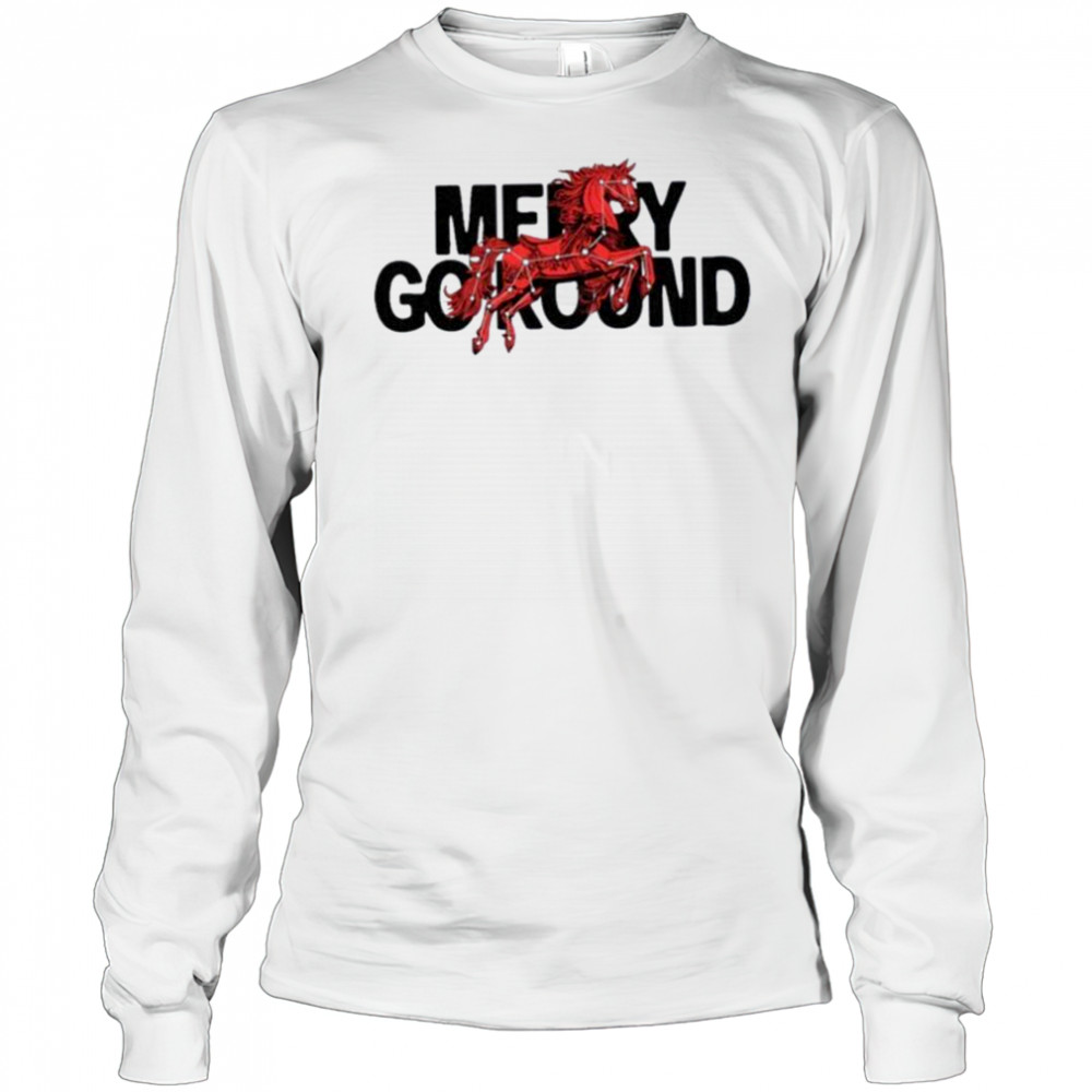 Eaj Park Typography Horse T Shirts Long Sleeved