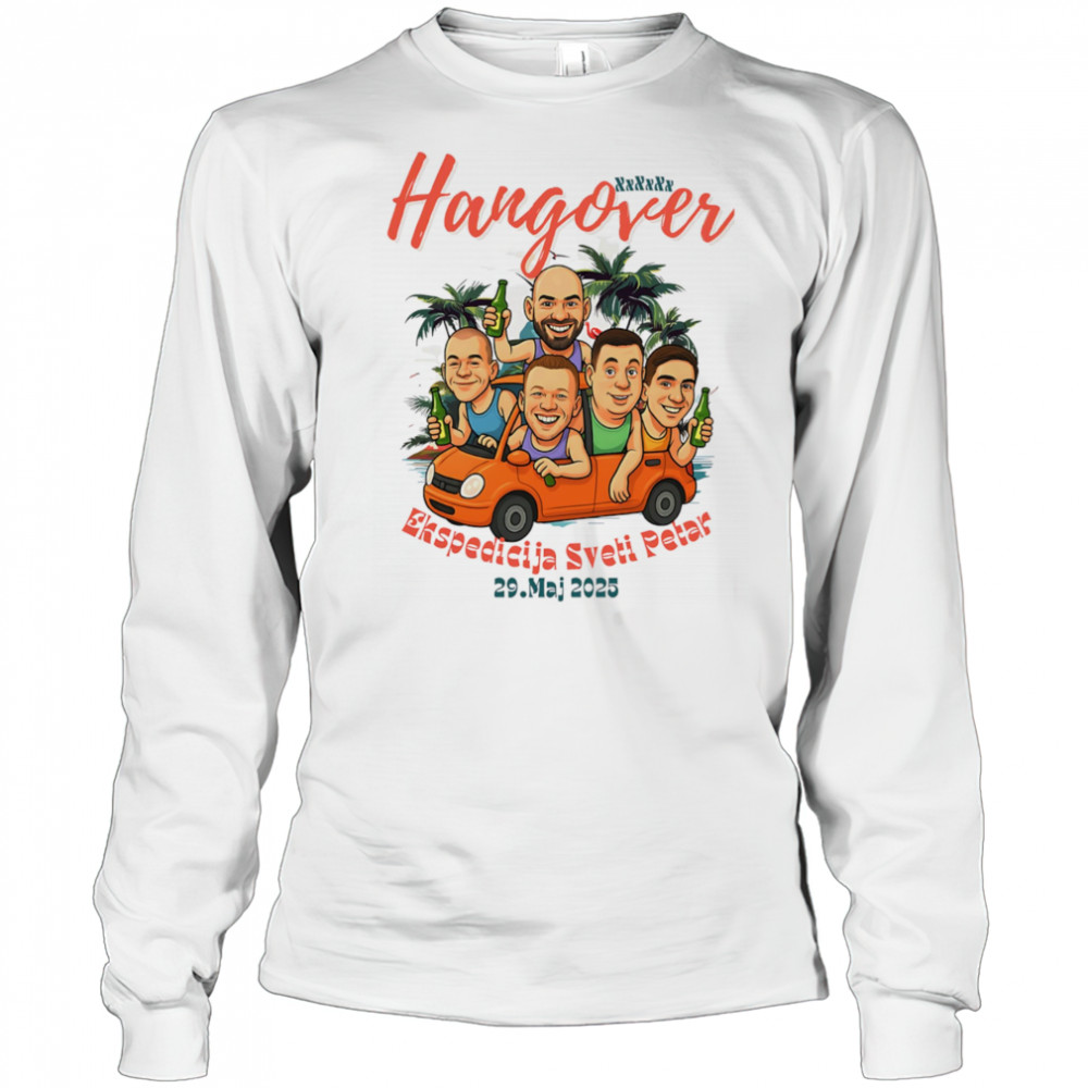 Ekspedicija Sveti Petar Bachelor Party Hangover Road Trip shirt Long Sleeved