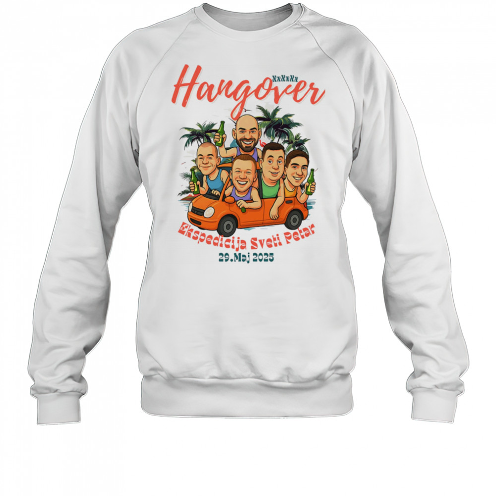 Ekspedicija Sveti Petar Bachelor Party Hangover Road Trip shirt Sweatshirt