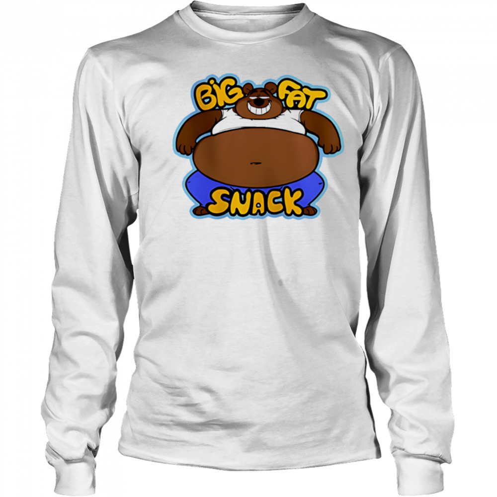 Fat Bear Small Chair Big Fat Snack shirt Long Sleeved