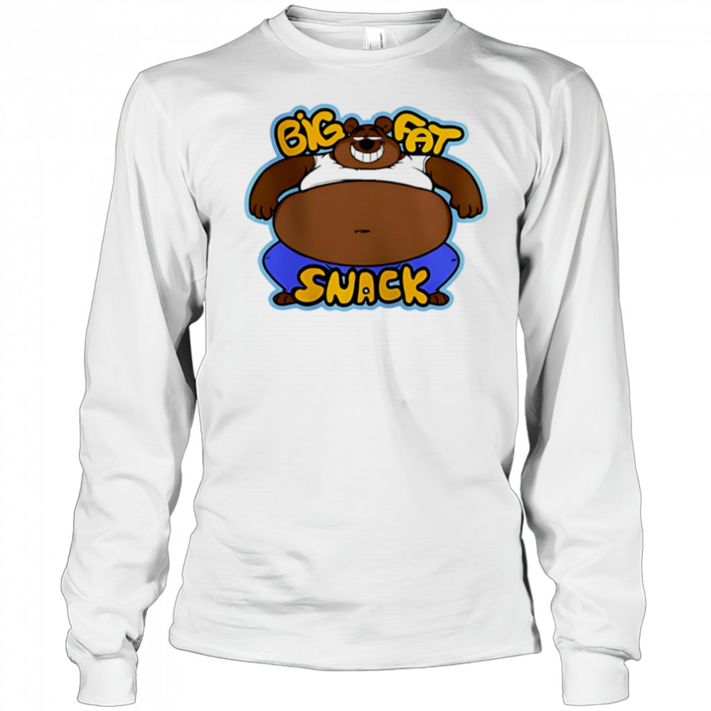 Fat Bear Small Chair Big Fat Snack shirt Long Sleeved