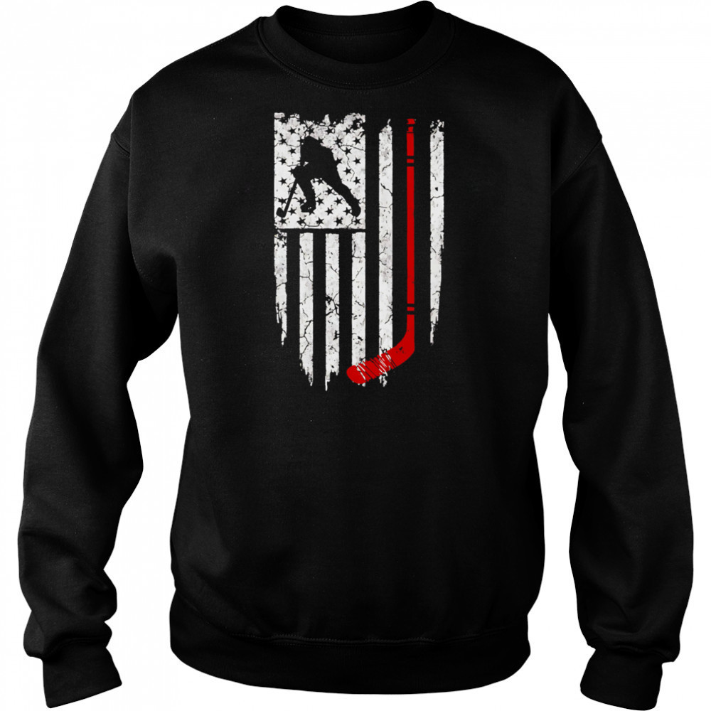 Flag Hockey retro shirt Hoodie
