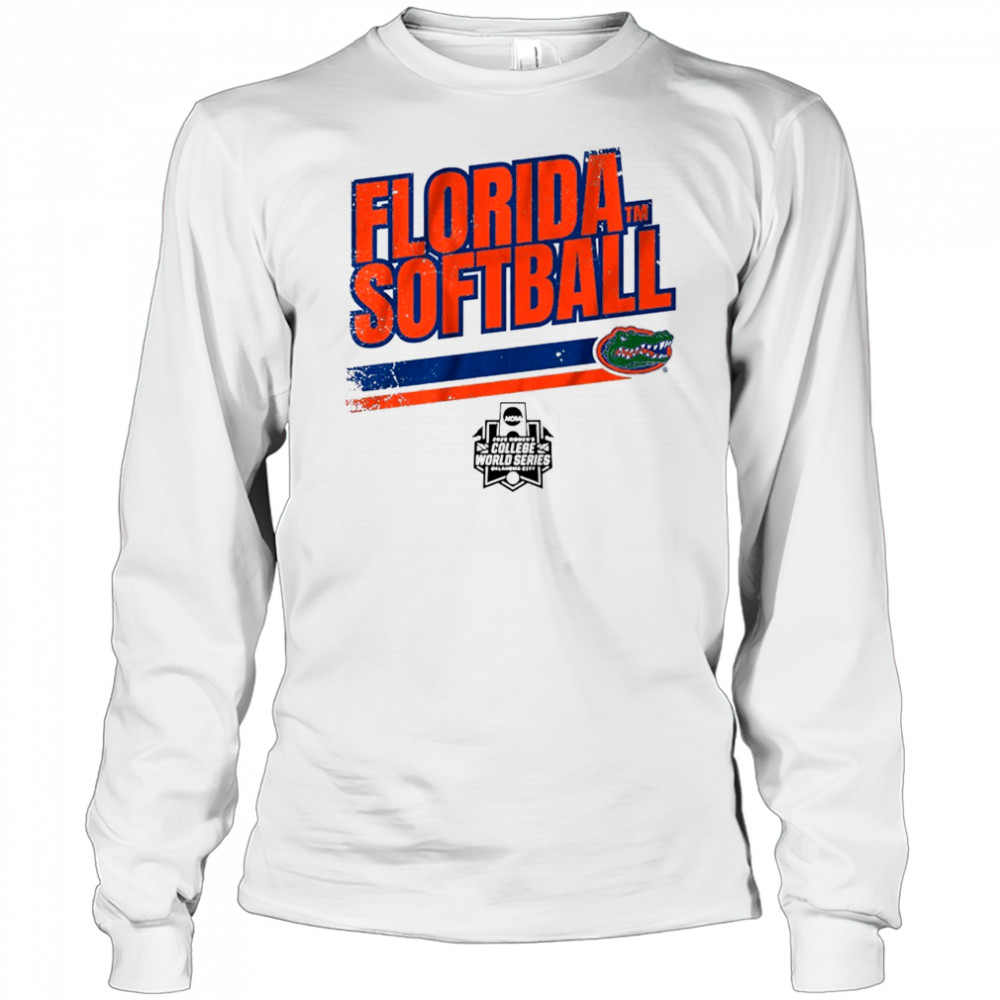 Florida Gators Softball Women’s College World Series Stripe NCAA 2025 t-shirt Long Sleeved