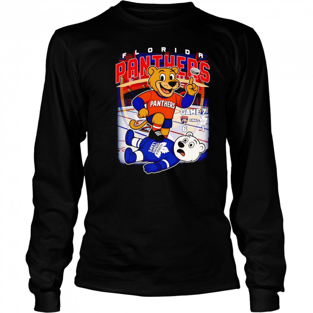 Florida Panthers game 7 vs Toronto Maple Leafs mascot shirt Long Sleeved