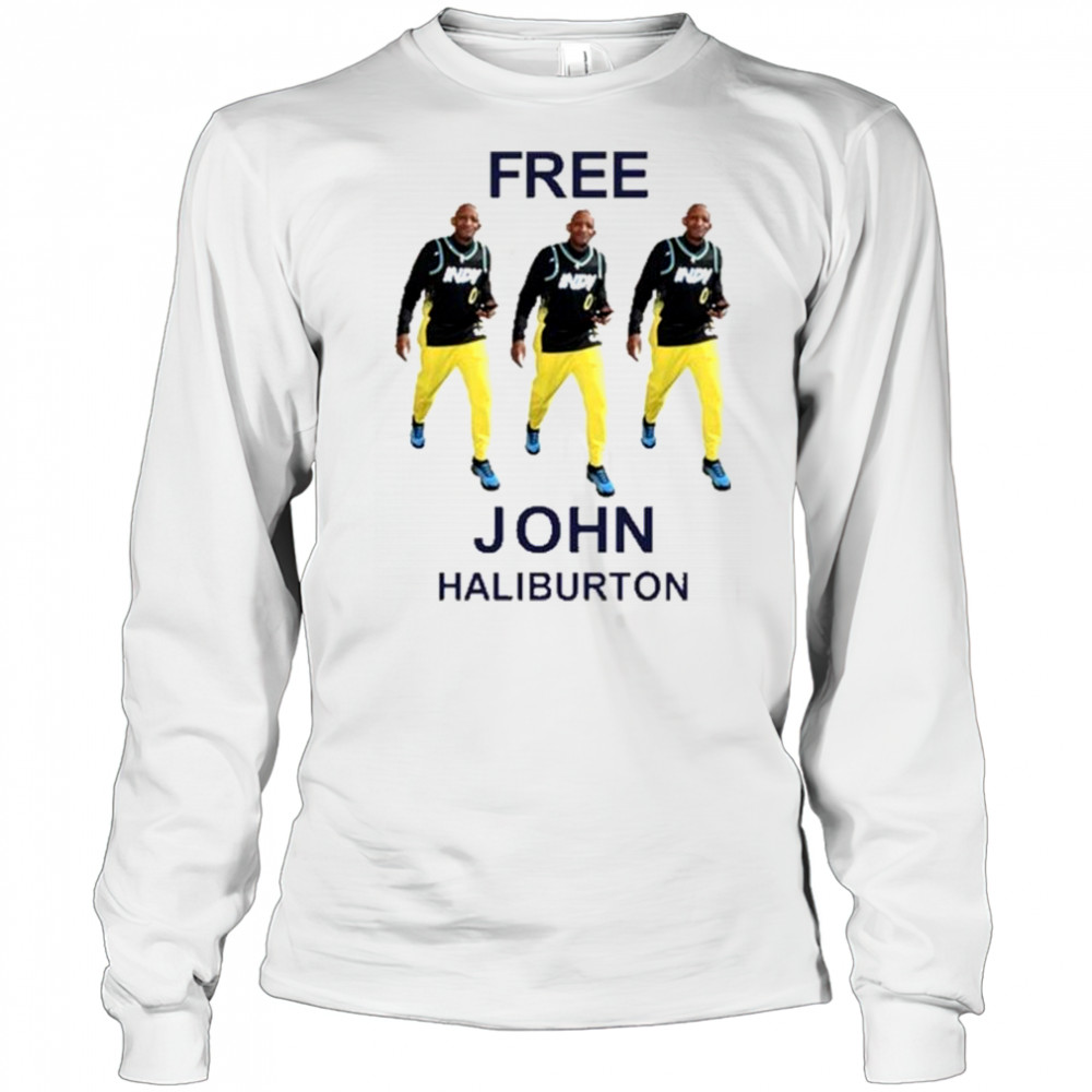 Free John Haliburton Graphic 2025 t-shirt Long Sleeved
