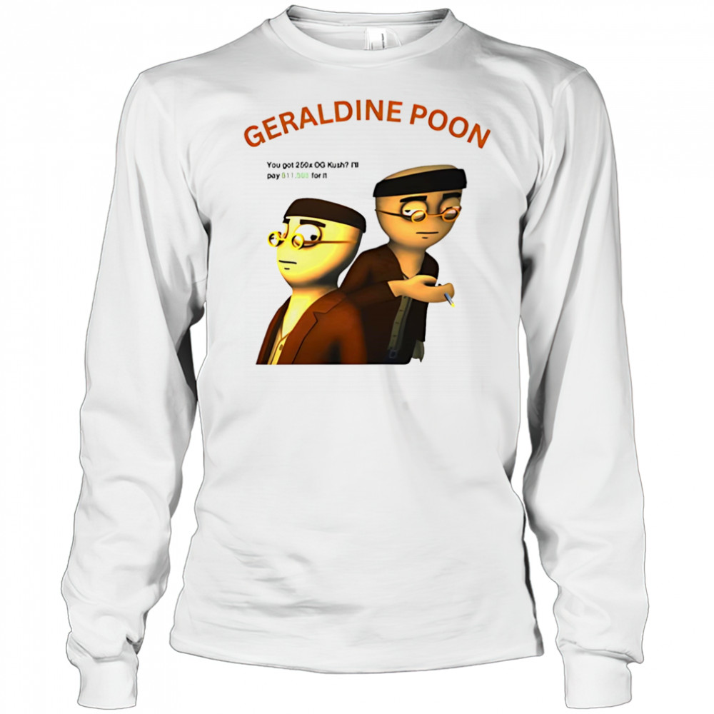 Geraldine Poon shirt Long Sleeved