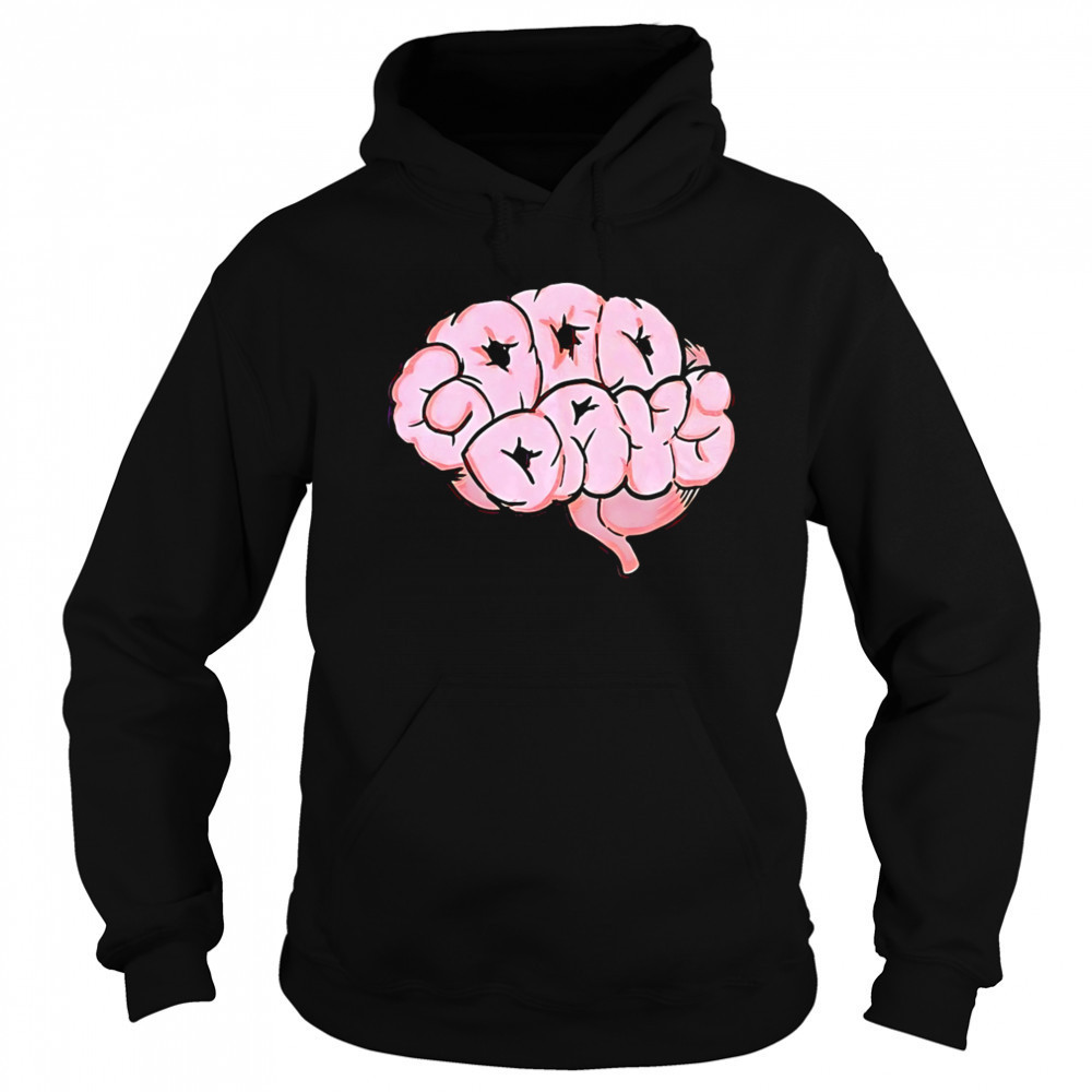 Good Days Brain Puff-Print shirt Sweatshirt