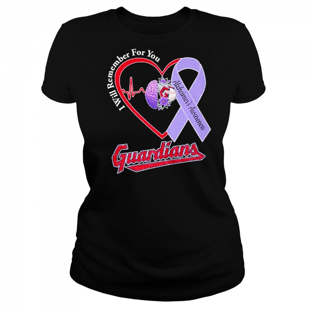 Guardians I Will Remember For You Alzheiner’s Awarness Shirt Women's T-shirt