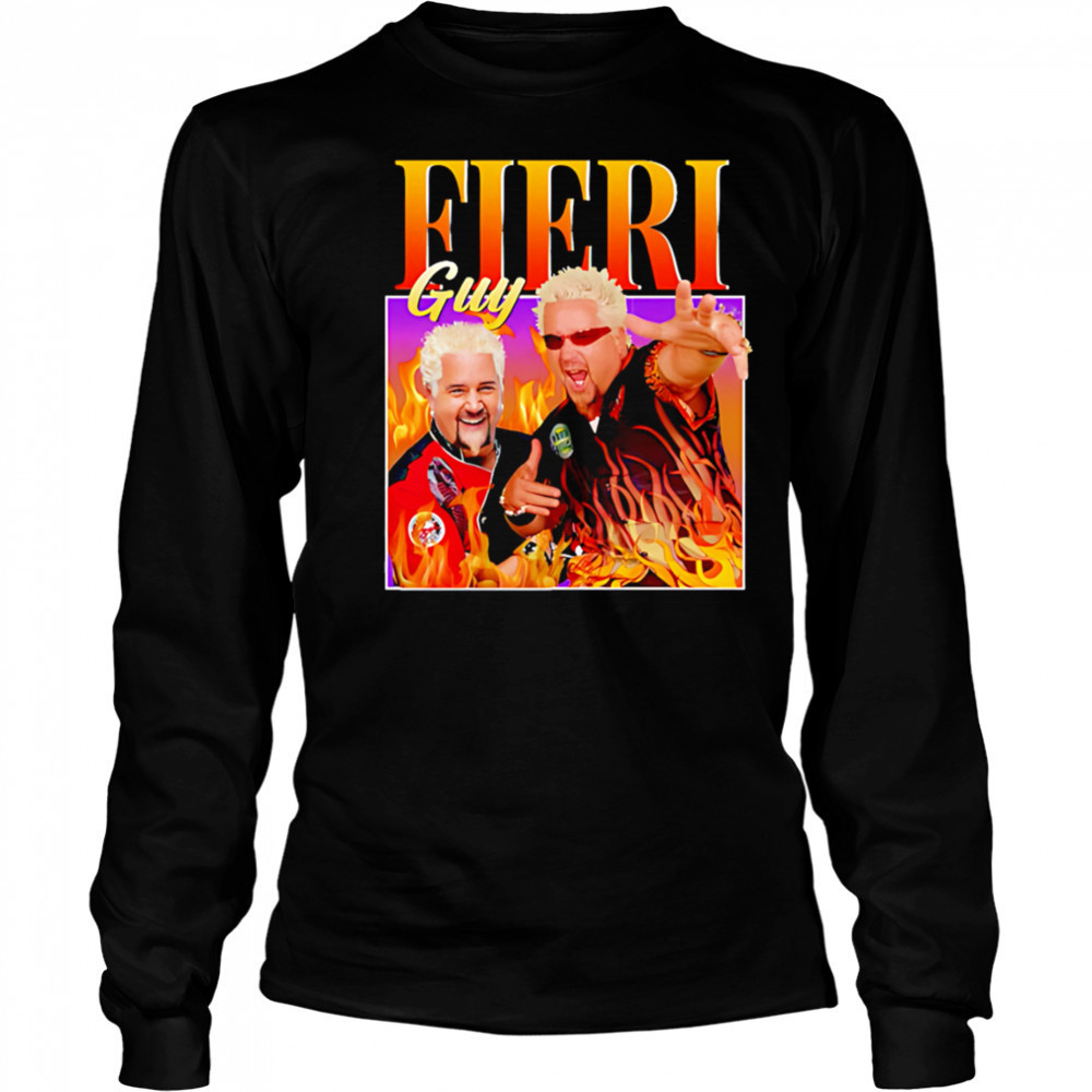 Guy Fieri Flame shirt Long Sleeved