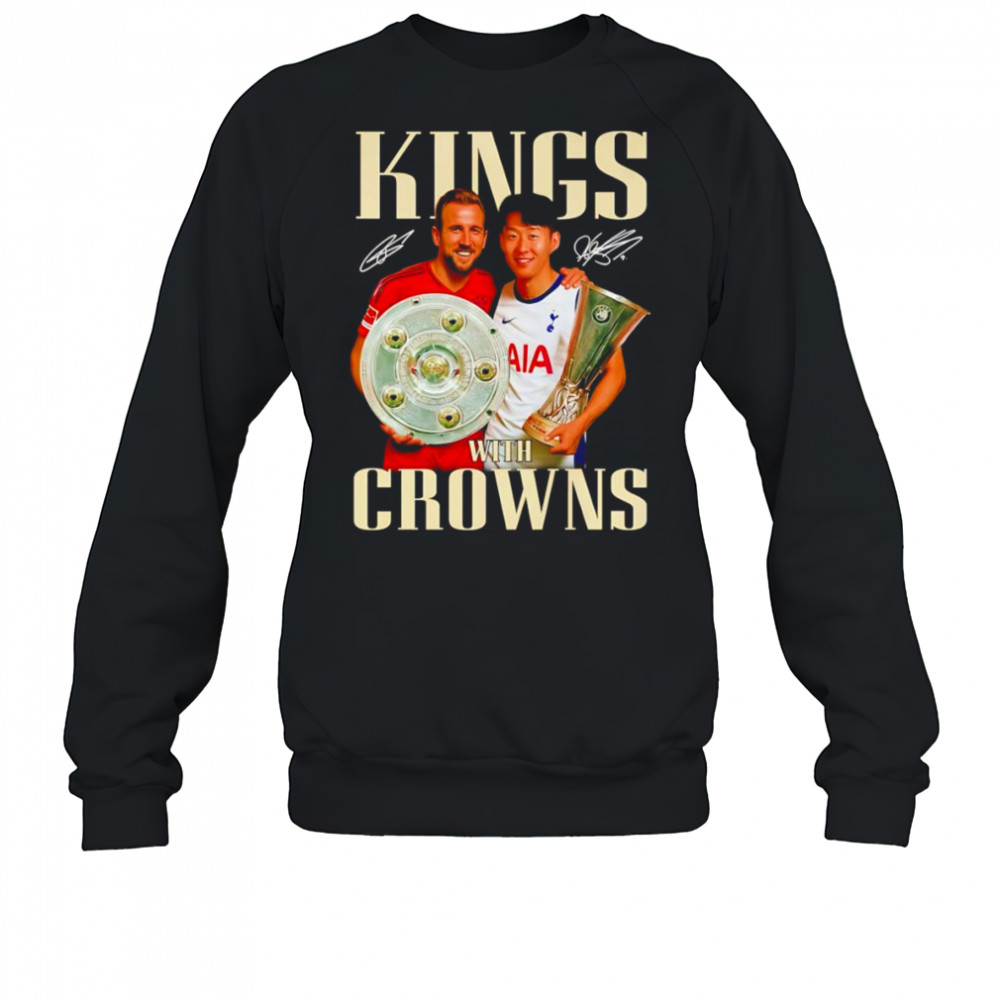 Harry Kane and Son Heung Min Kings with crowns shirt Sweatshirt