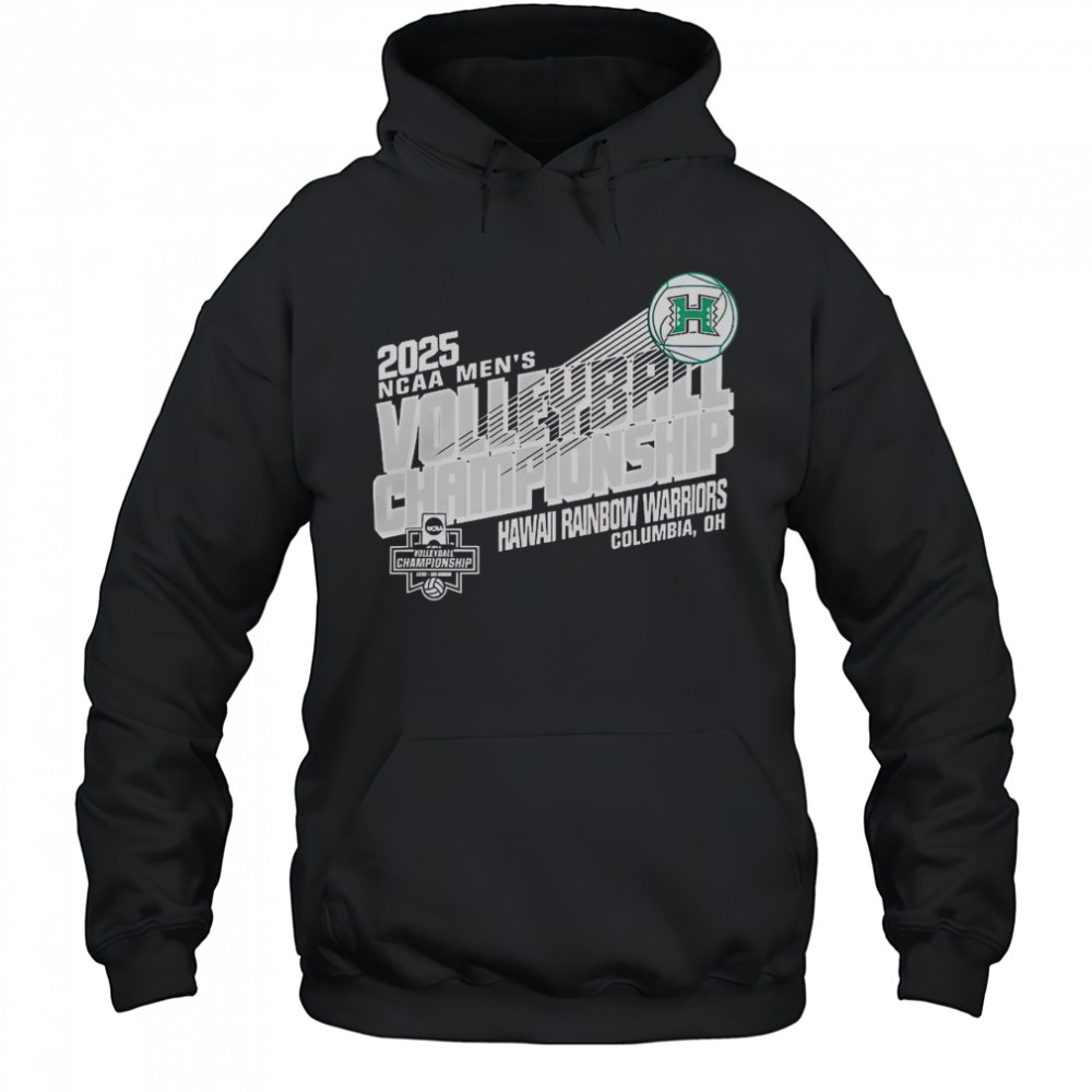 Hawaii Warriors 2025 NCAA Men’s Volleyball Championship T-Shirt Hoodie