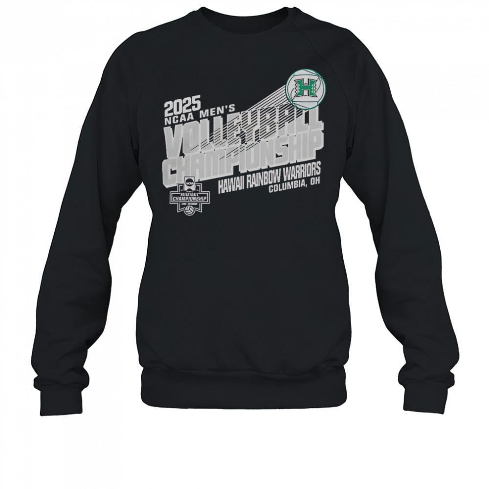 Hawaii Warriors 2025 NCAA Men’s Volleyball Championship T-Shirt Sweatshirt