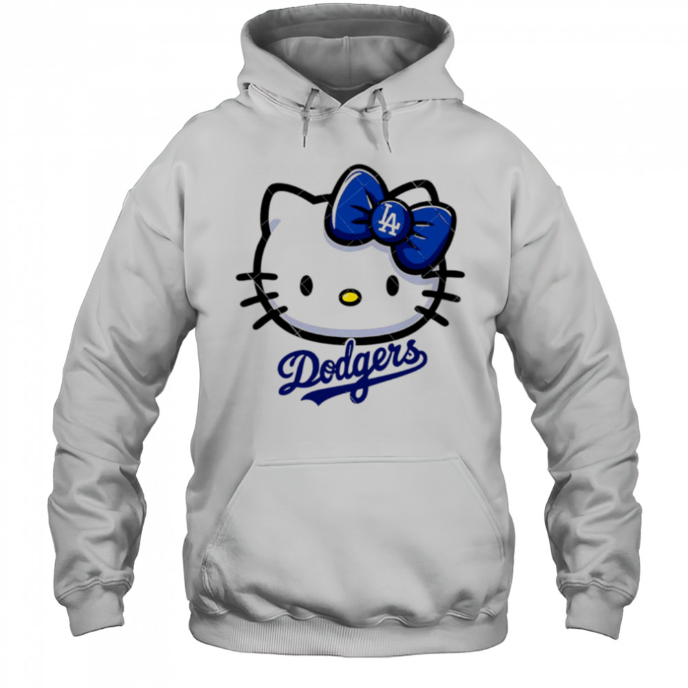 Hello Kitty Los Angeles Dodgers Hello Kitty LA MLB shirt Hoodie