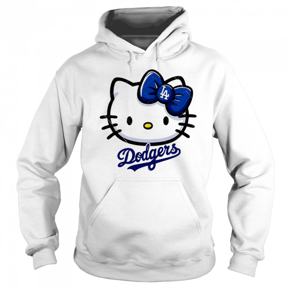 Hello Kitty Los Angeles Dodgers Hello Kitty LA MLB shirt Sweatshirt