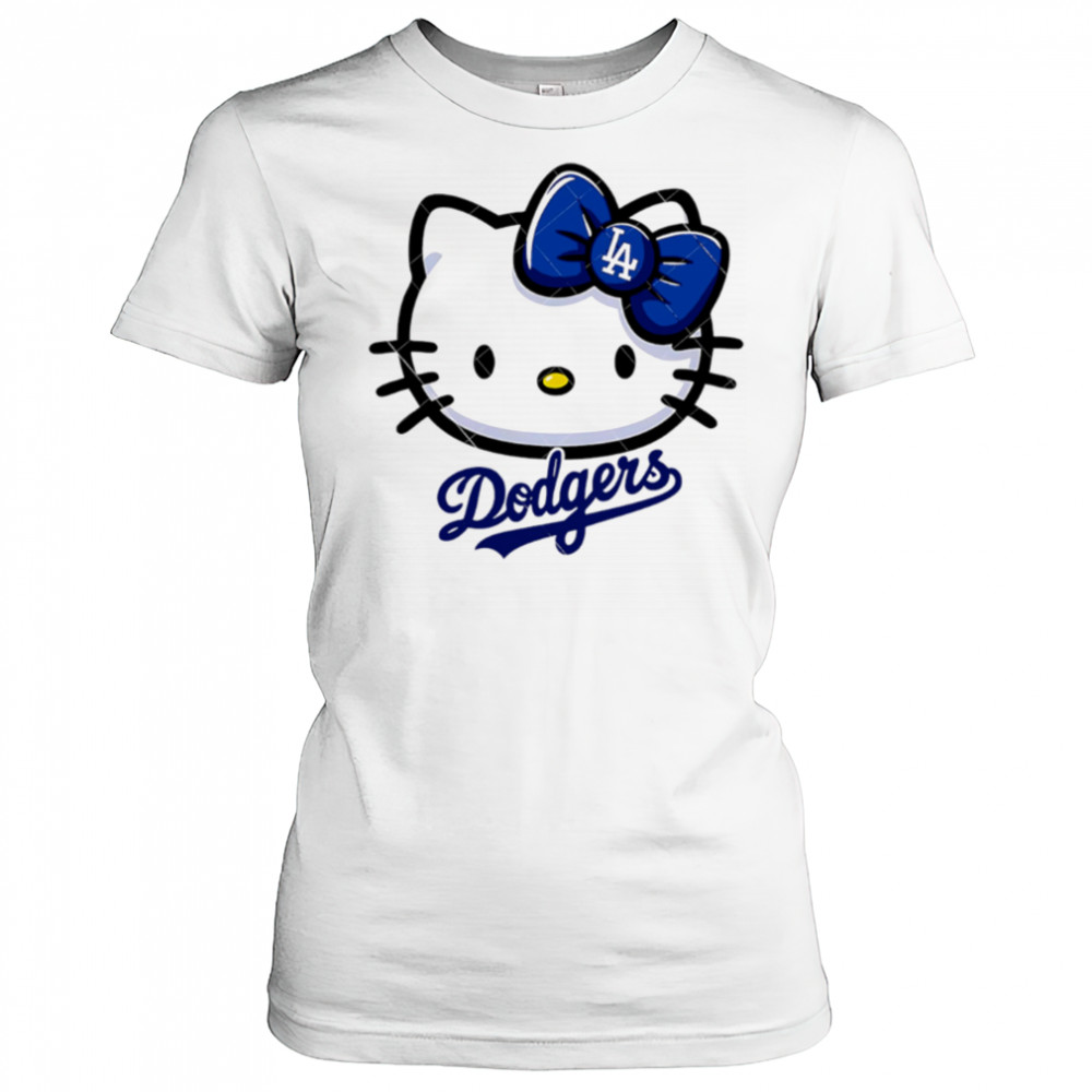 Hello Kitty Los Angeles Dodgers Hello Kitty LA MLB shirt Women's T-shirt