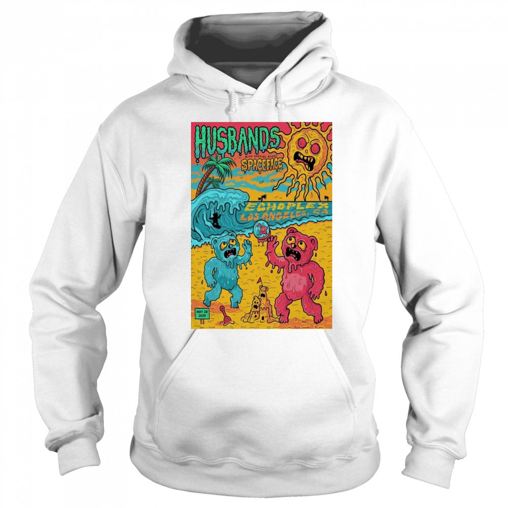 Husbands And Spaceface May 28 2025 Los Angeles CA Shirt Sweatshirt