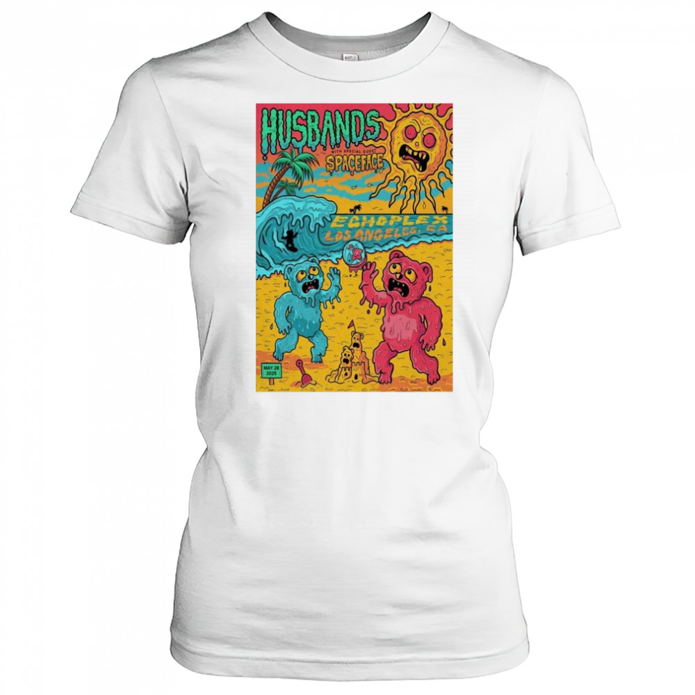 Husbands And Spaceface May 28 2025 Los Angeles CA Shirt Women's T-shirt